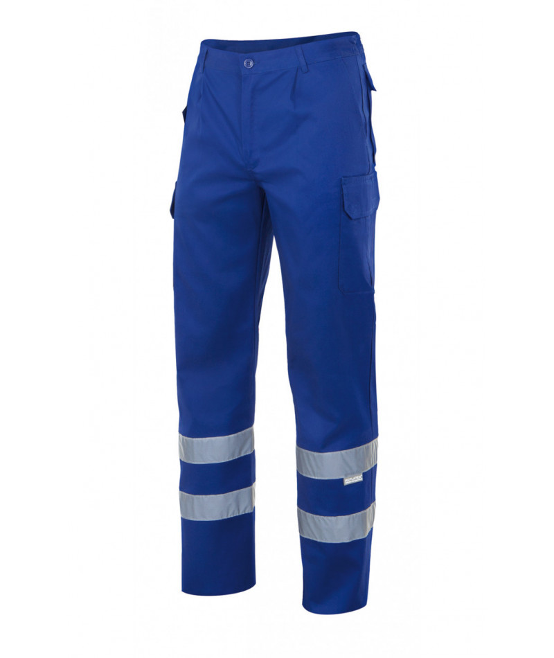 Pantalón multibolsillos con cintas reflectantes