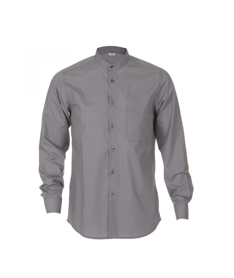 Camisa Hombre Gris Perla