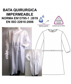 Bata Quirúrgica Impermeable