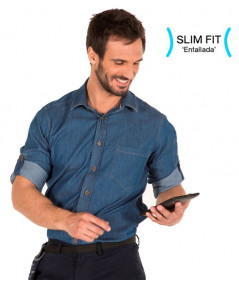 Camisa Hombre M.L. Tejano Lavado Fino