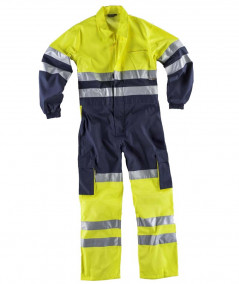 Buzo Combinado con Cintas Reflectantes