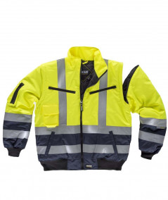 Cazadora Piloto Acolchada, Impermeable y Desmontable
