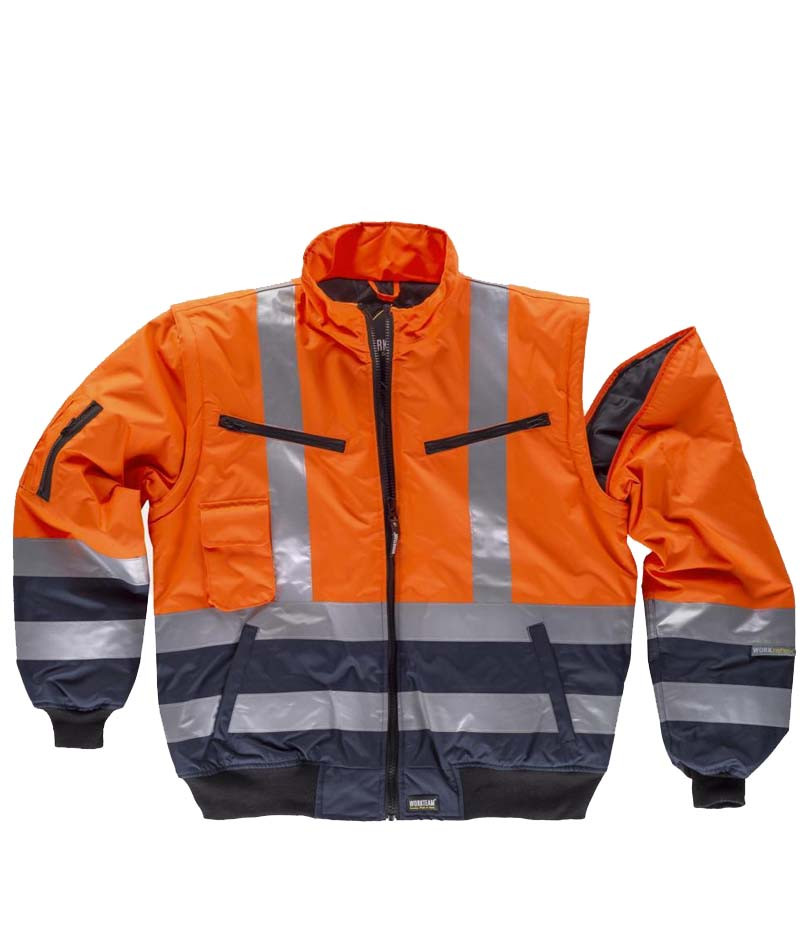 Cazadora Piloto Acolchada, Impermeable y Desmontable