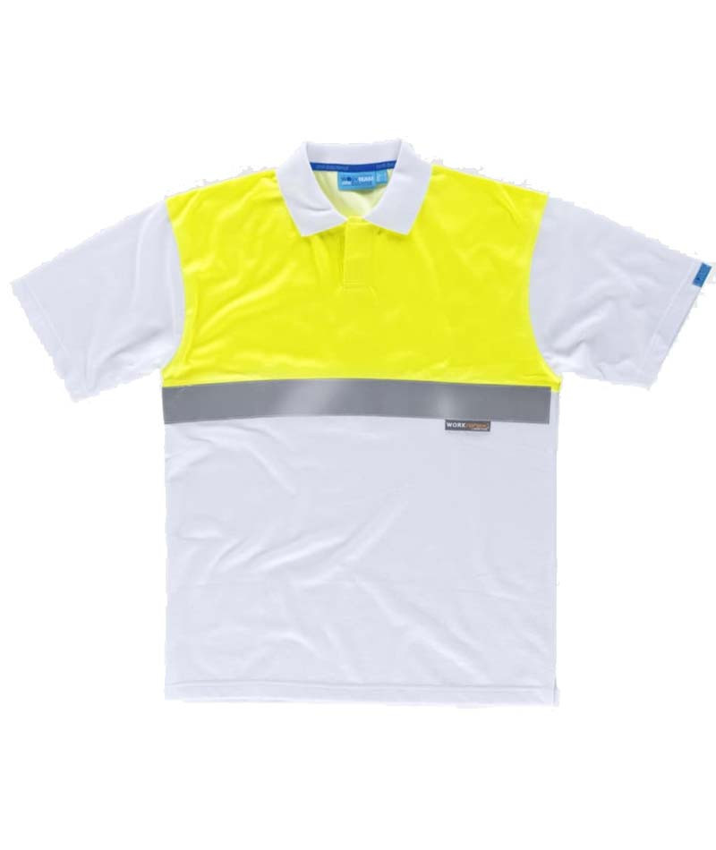 Polo Combinado de Manga Corta con Tratamiento Antibacteriano