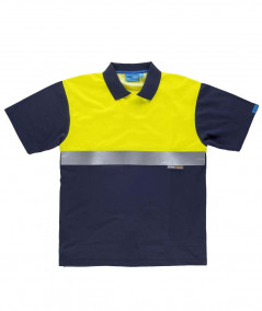 Polo Combinado de Manga Corta con Tratamiento Antibacteriano